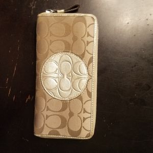 Tan Coach Wallet